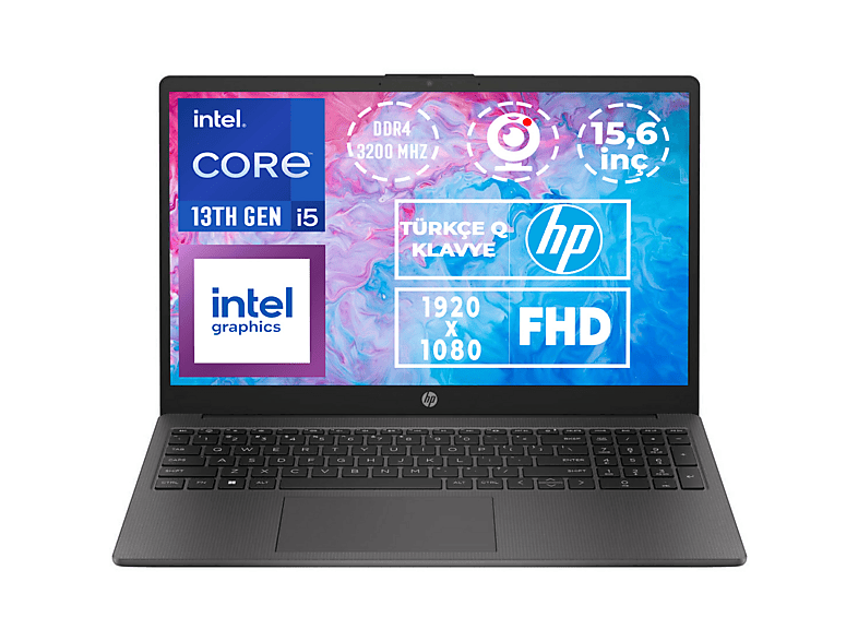 HP 250 G10 FHD B2NC5ES 013 Intel Core i5-1334U 16 GB RAM 1 TB SSD