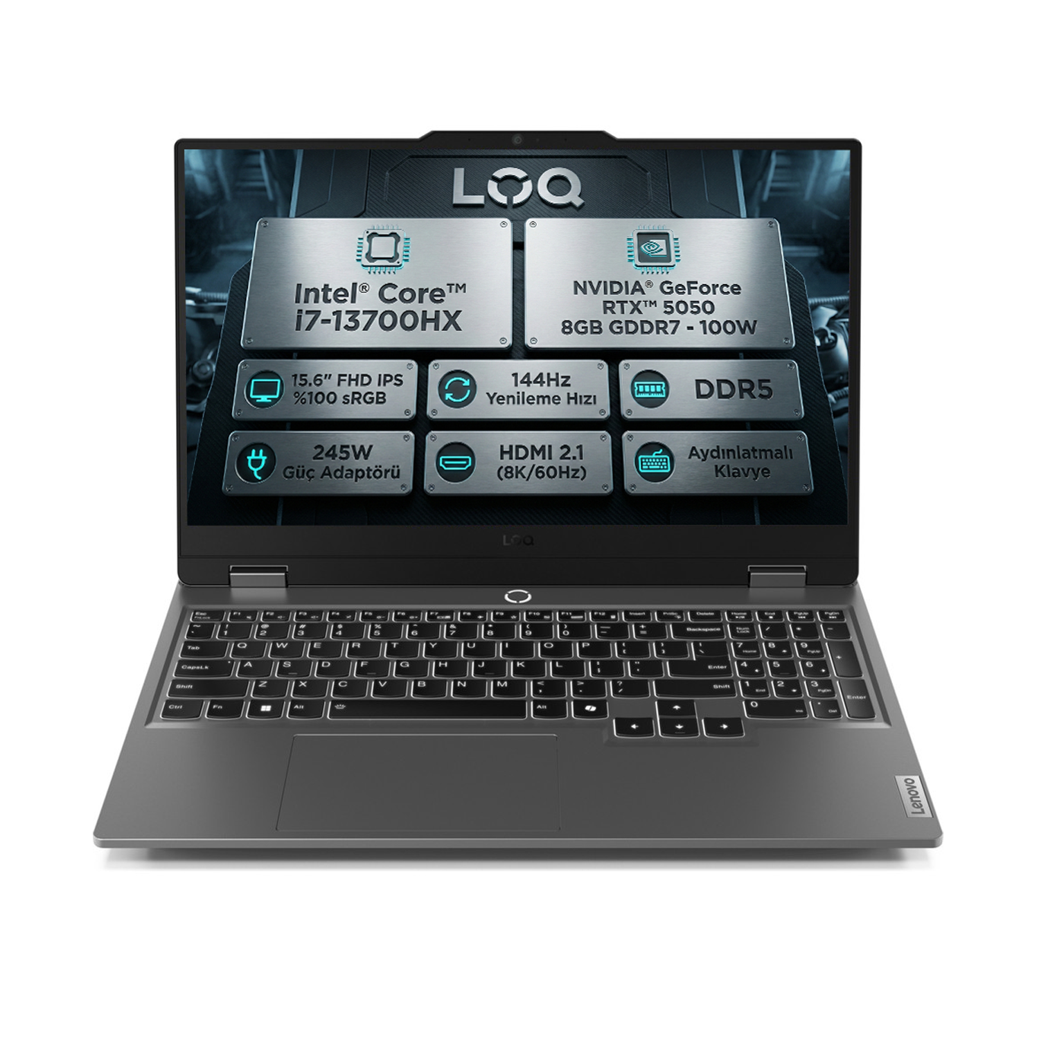 LENOVO LOQ 8 GB 144Hz FHD 83JE00WGTR Intel Core i7-13700HX 16 GB