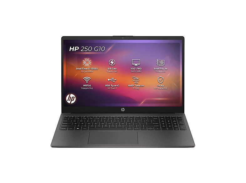 HP 250 G10 FHD B9YT2ET 013 Intel Core i7-1355U 64 GB RAM 4 TB SSD
