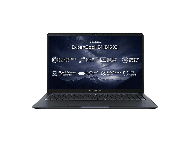 ASUS ExpertBook B1 B1503CVA-C78G512B4D 005 Intel Core I7-150U 16