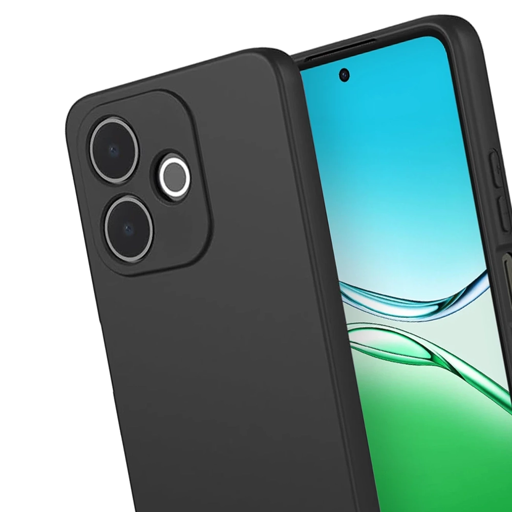 NEWFACE First Oppo A5 Pro 4G Uyumlu Silikon Telefon Kılıfı Siyah