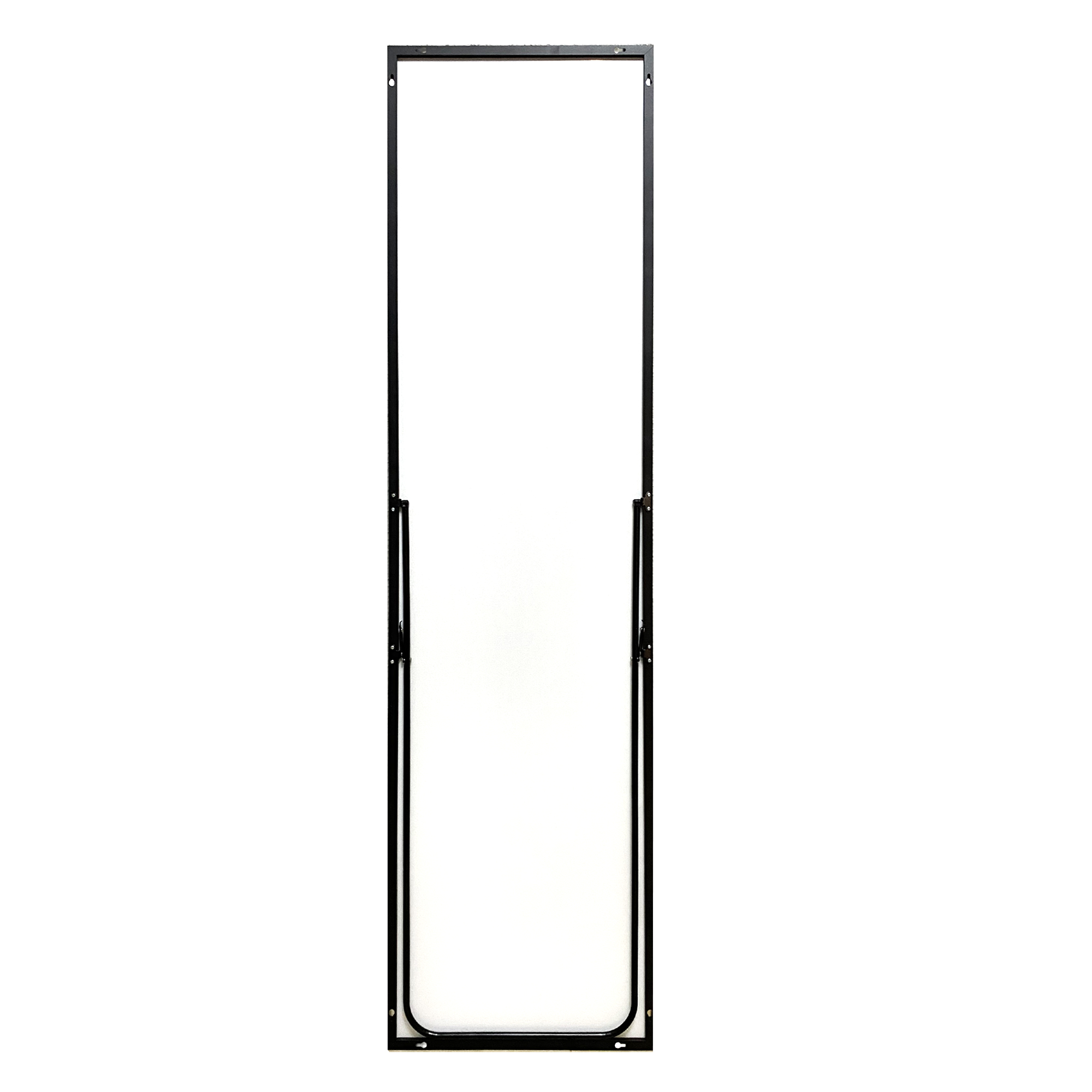 Un marco rectangular negro con fondo blanco.