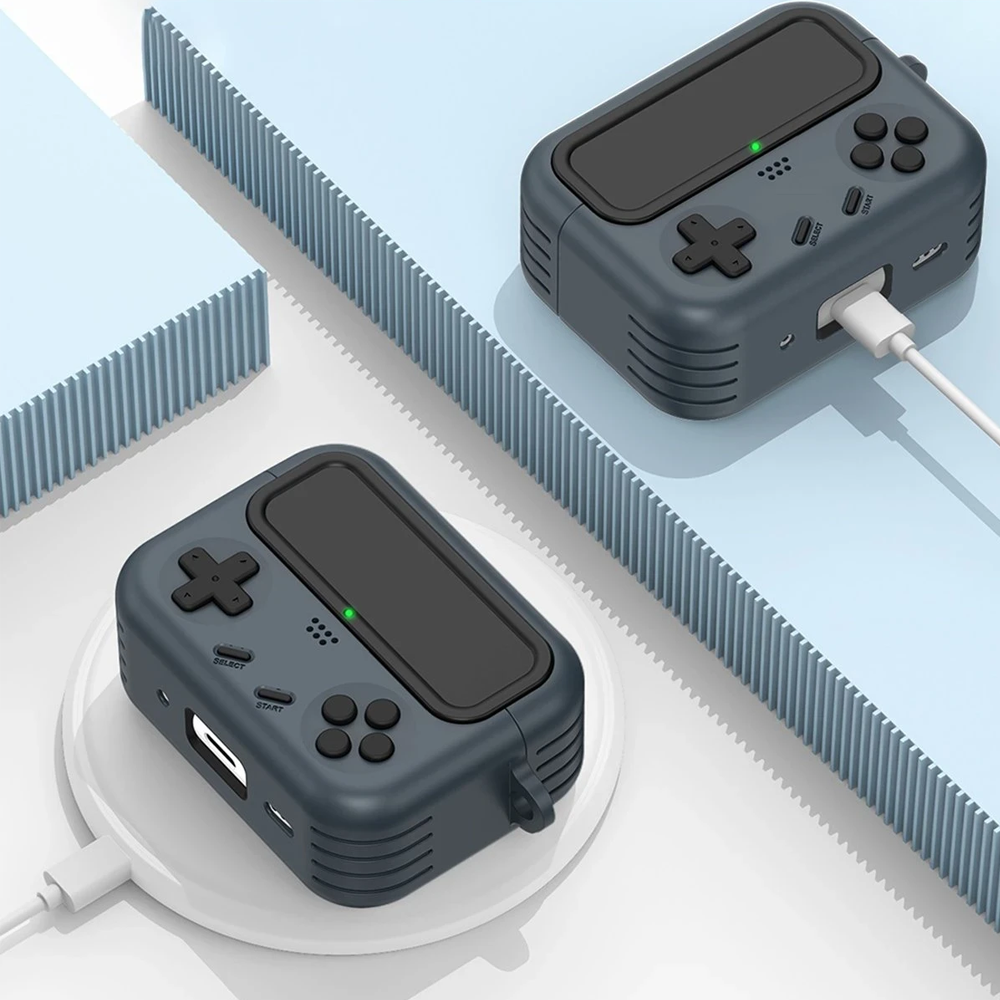 MOVENCHY Game Device Airpods Pro 2 (2.Nesil) Uyumlu Kulaklık Kılıfı Siyah