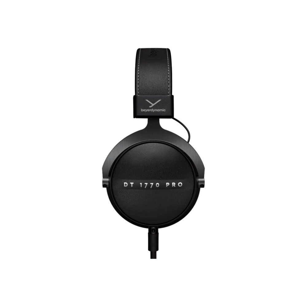 Czarne słuchawki nauszne z logo Beyerdynamic i napisem DT 1770 PRO.