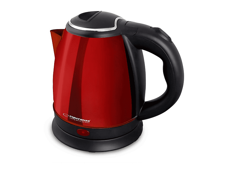 Hervidor de agua | ESPERANZA EKK128R, 1350 W, Rojo | MediaMarkt