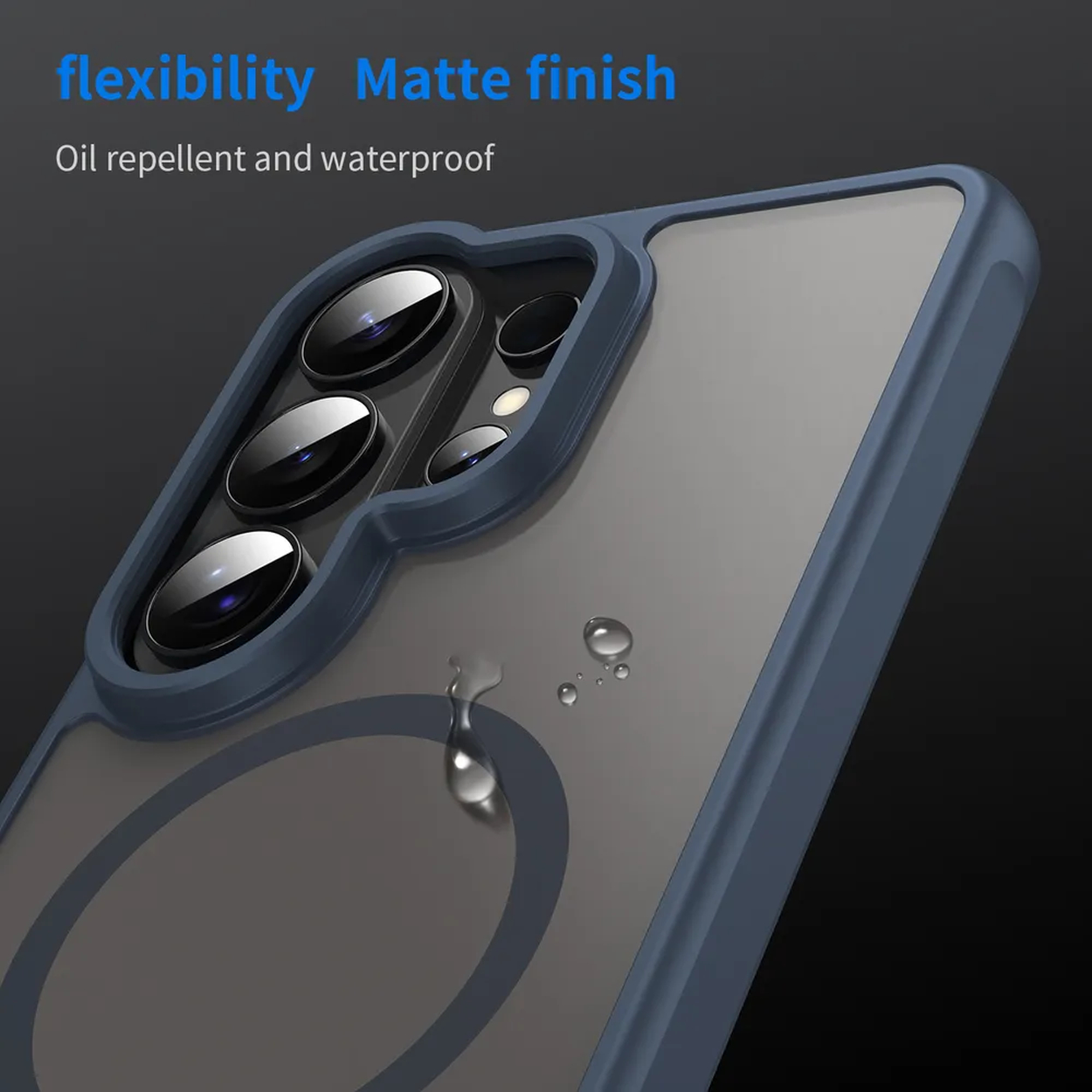 CANSHN Magnetische Case voor Samsung Galaxy S25 Ultra met Camera Bescherming Compatibel met MagSafe Doorschijnende Matte Achterkant Schokbestendig Telefoon Hoesje Cover (Donkergroenart