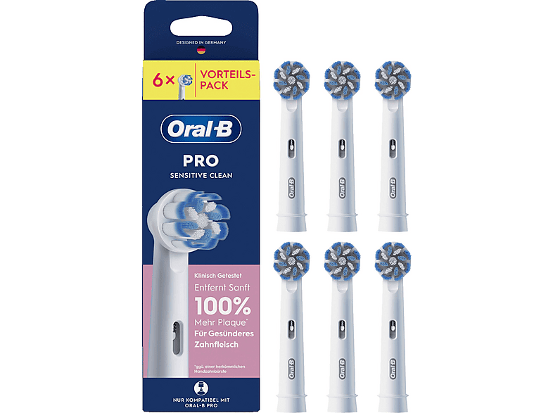 ORAL-B EB PRO SENSITIVE CLEAN 6ER Aufsteckbürsten | MediaMarkt