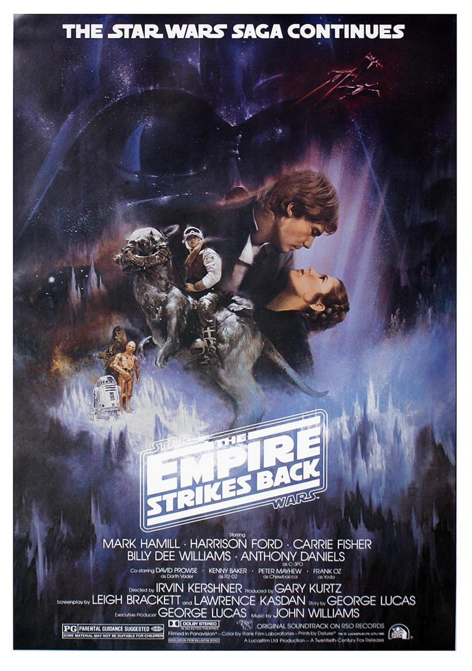 Das "Star Wars"-Poster zeigt Charaktere vor einem Weltraumszenario.