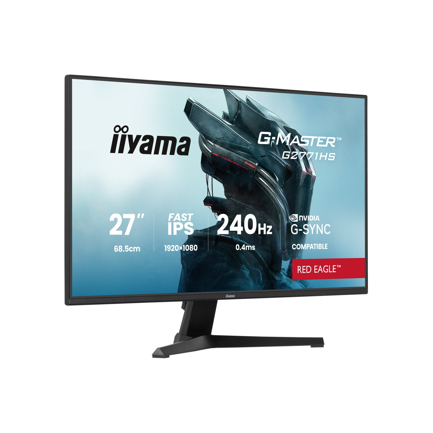 27-calowy monitor gamingowy Iiyama G-Master z odświeżaniem 240 Hz i G-SYNC.