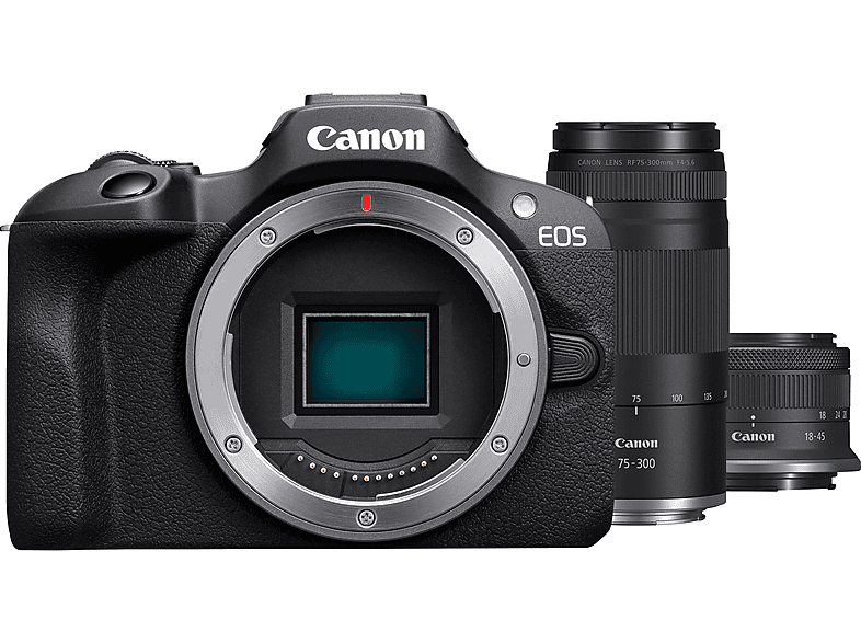 CANON EOS R100+18-45MM/F4.5-6.3 RF-S+75-300MM/F4-5.6 RF