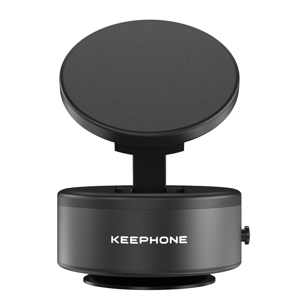 KEEPHONE CR107 Kablosuz Şarj Destekli Vantuzlu MagSafe Telefon Tutucu