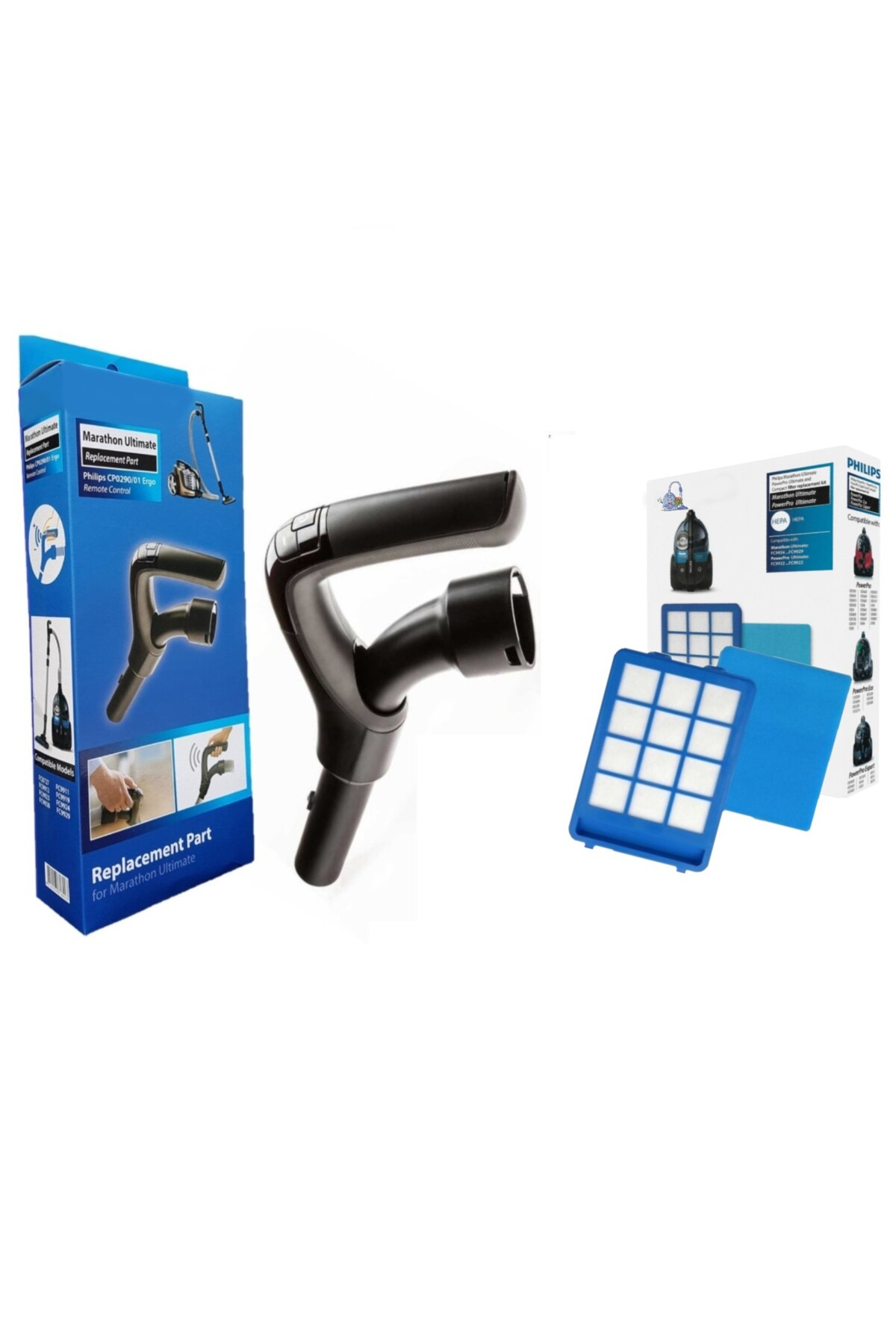 POPULER Philips FC 9924 Marathon Ultimate Uyumlu   Kumanda Sapı + Ön Filtre Seti