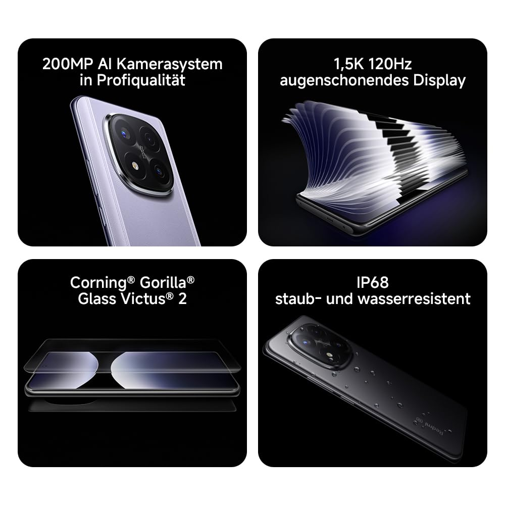 Smartphone-Features: 200MP Kamera, 120Hz Display, Gorilla Glass Victus 2, IP68.