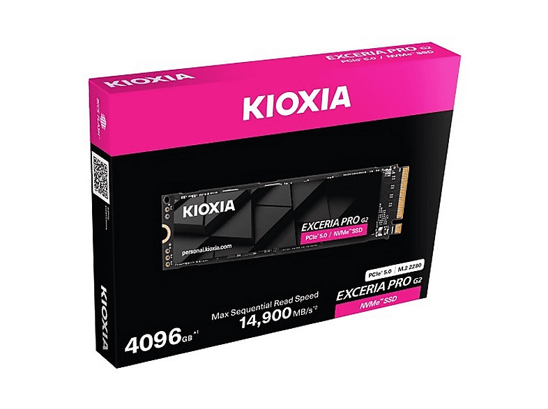 KIOXIA EXCERIA PRO NVMe SSD 1TB（M.2 ) KIOXIA SSD EXCERIA PRO G2 M.2 NVMe, 1 GB, SSD, Interne | MediaMarkt
