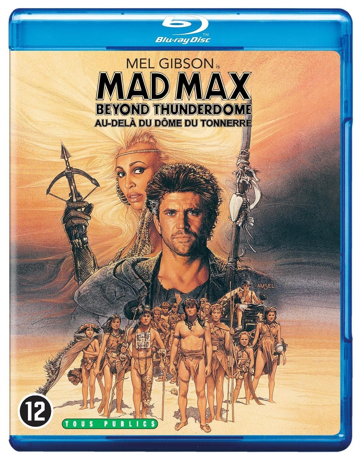 Mad Max: Beyond Thunderdome Blu-ray hoes. Mel Gibson en Anya in een post-apocalyptische wereld.