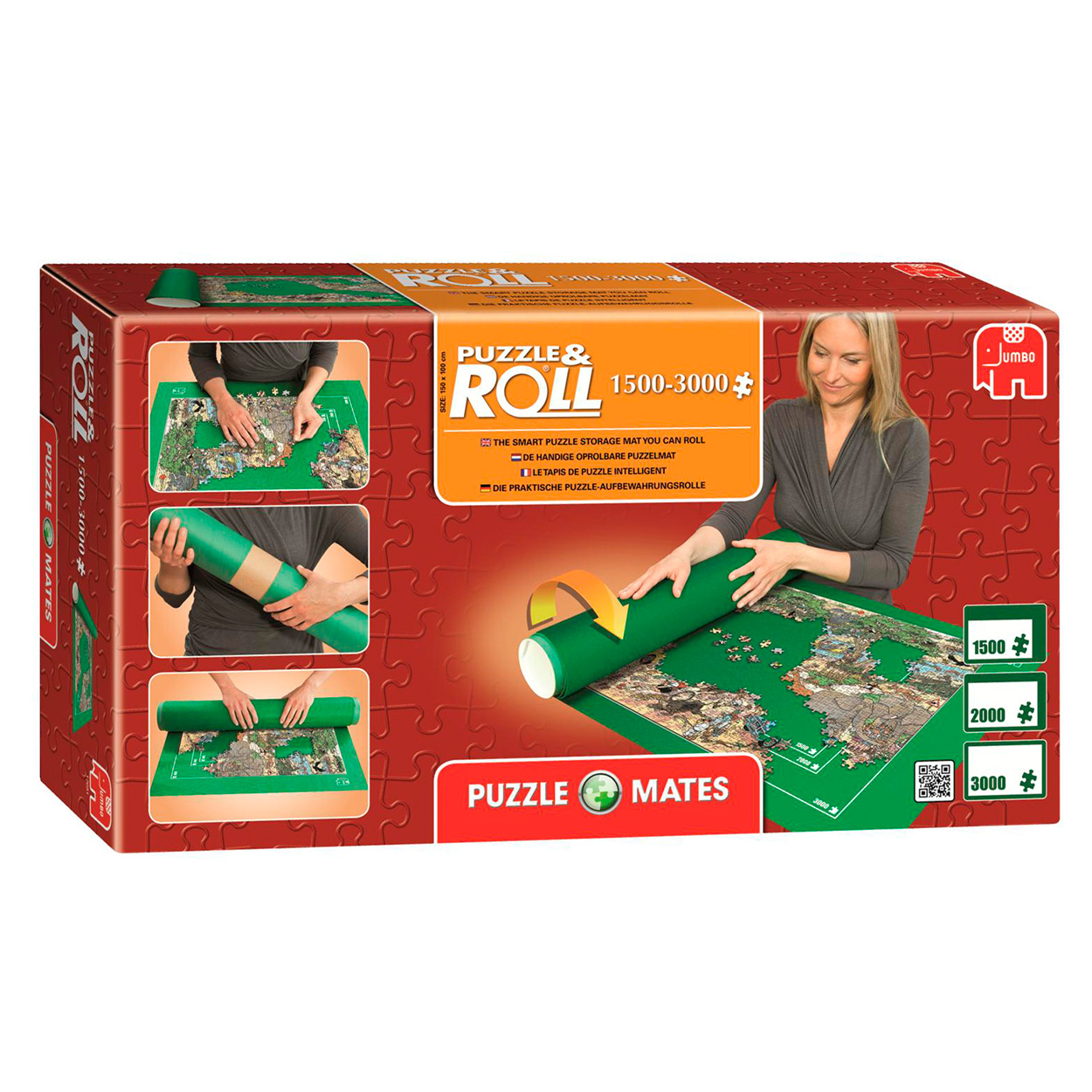 Pudełko na matę do przechowywania puzzli Puzzle & Roll na 1500-3000 elementów.