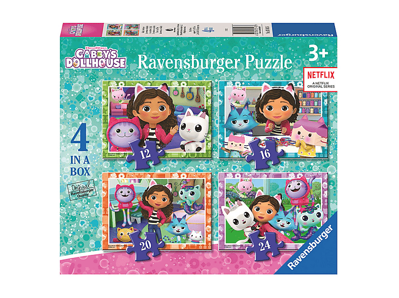 Puzzle | RAVENSBURGER Casa de Muñecas de Gabby Progresivo, edad ...