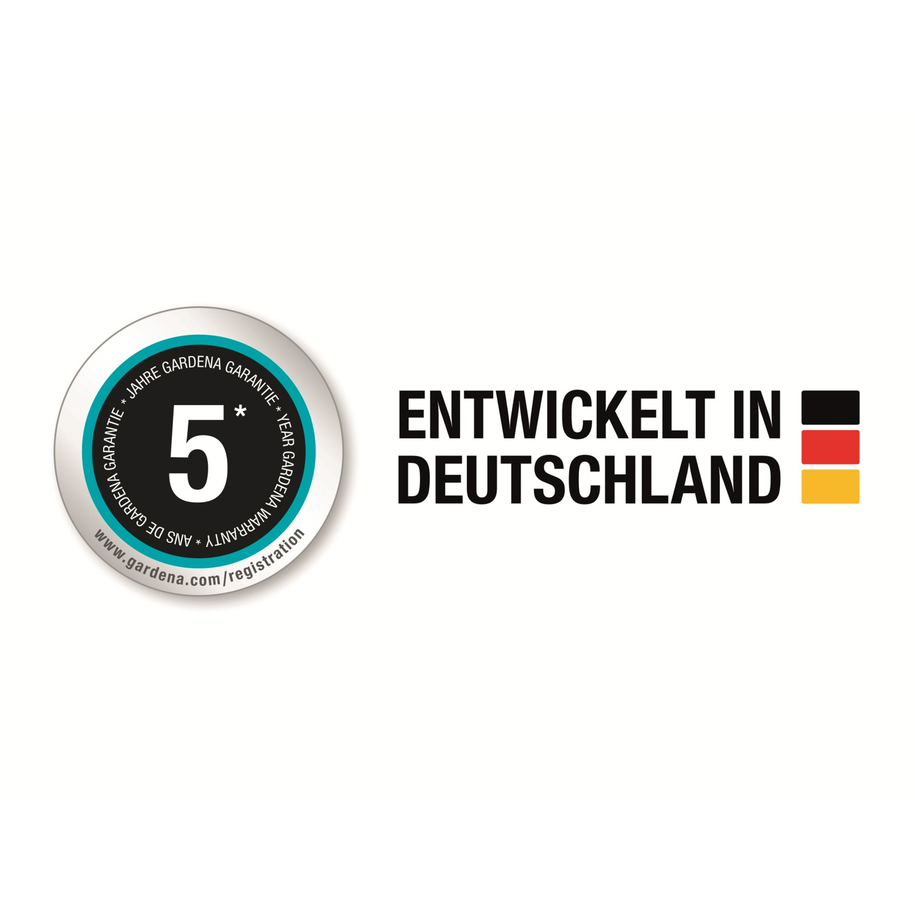 5 años de garantía Gardena, desarrollado en Alemania.