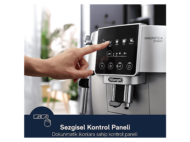 DELONGHI MAGNIFICA EVO ECAM220.31.SB OTOMATIK KAHVE MAKINES Tam