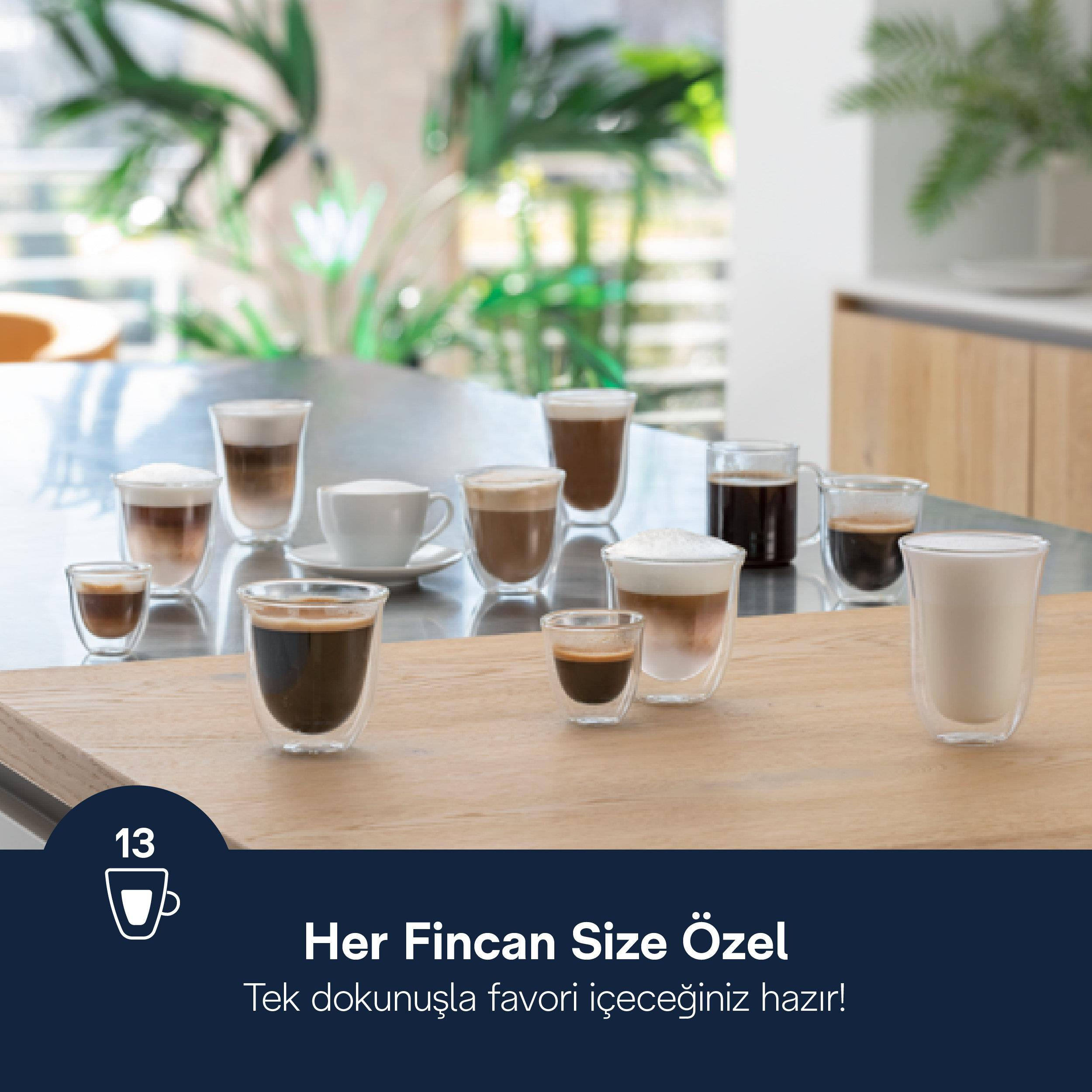 DELONGHI PrimaDonna Elite Experience Tam Otomatik Espresso Makinesi Gümüş