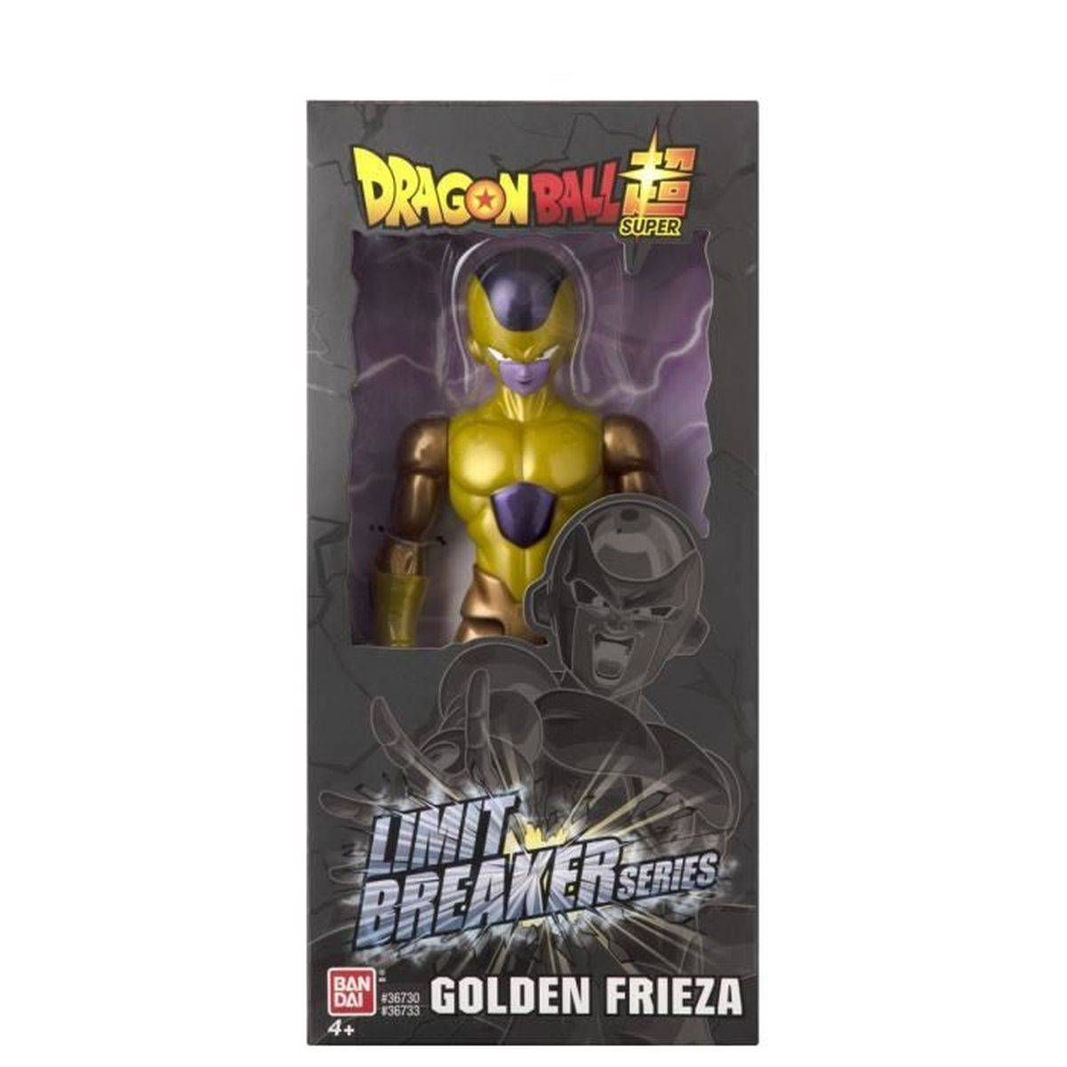 Figurka Dragon Ball Super: Golden Frieza w opakowaniu.