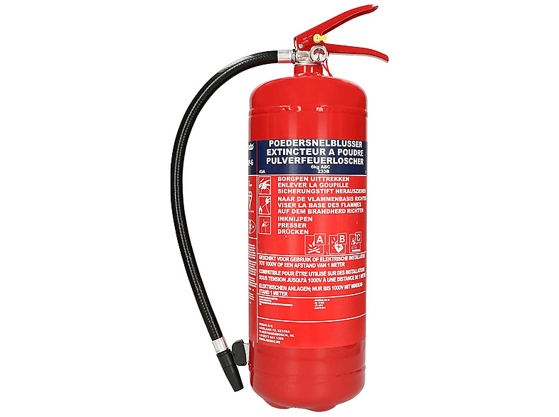ALECTO BP-6 Brandblusser Rood