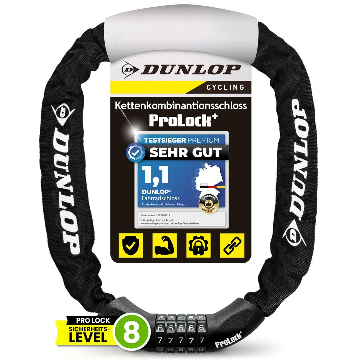 DUNLOP Fahrradschloss Sicherheit Level 8, schwarz) | MediaMarkt