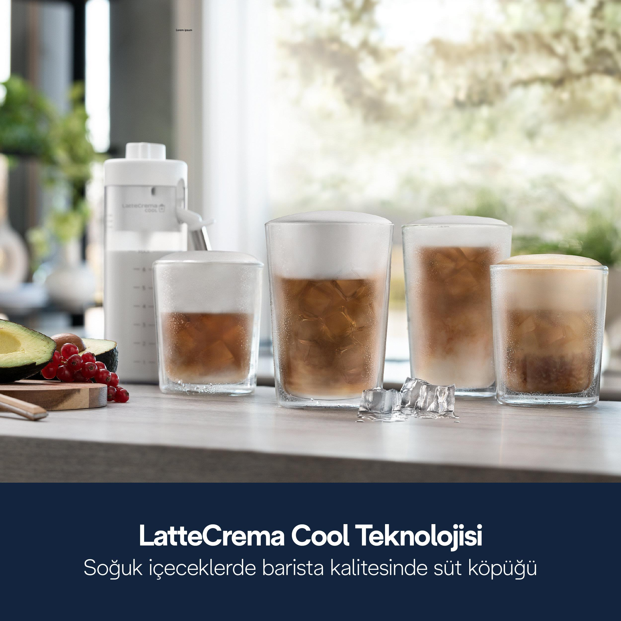 Bevande con schiuma di latte di qualità barista.