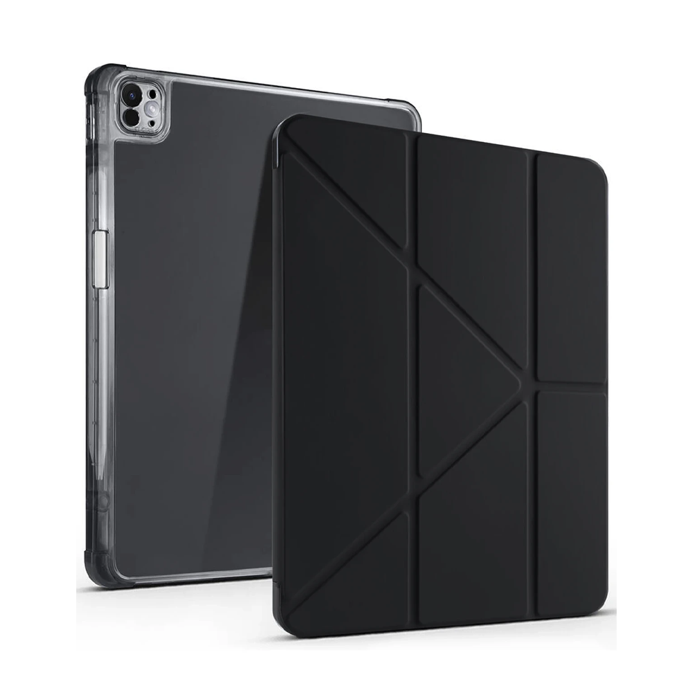 NEWFACE Mars iPad Air 13 (2024) Uyumlu Kalemlikli ipad Air 13 (2024) Tablet Kılıfı Siyah
