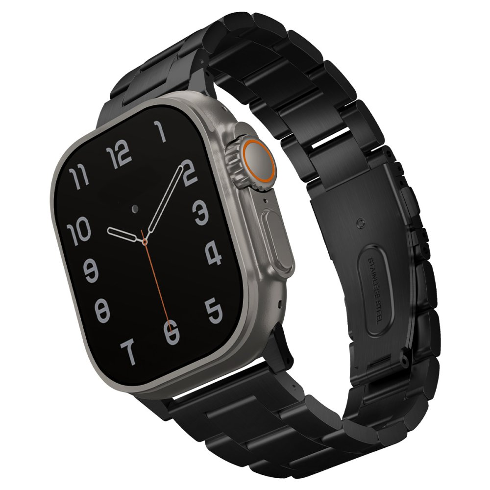 UNIQ Osta Watch 42/44/45/46/49 mm Uyumlu Metal Akıllı Saat Kordonu Siyah