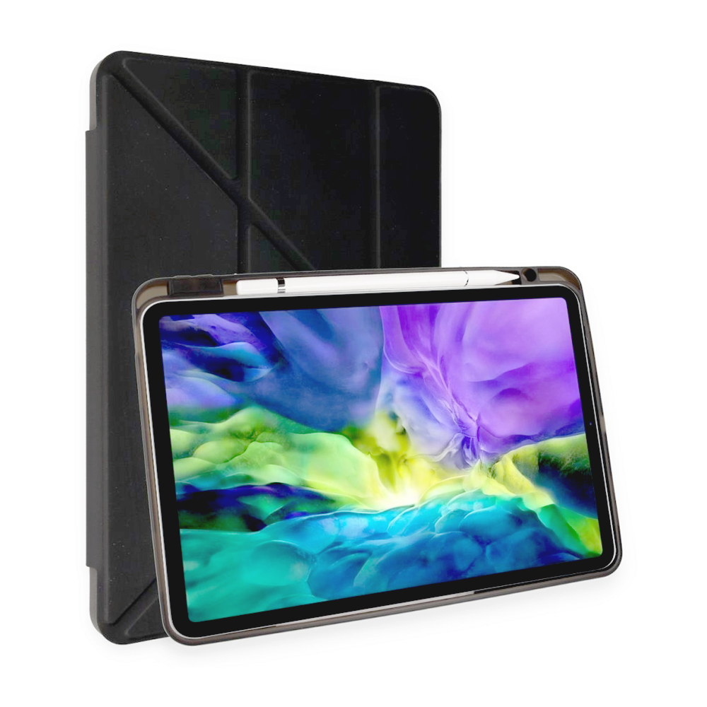 NEWFACE Mars iPad Pro 11 (2024) Uyumlu Kalemlikli iPad Pro 11 (2024) Tablet Kılıfı Siyah