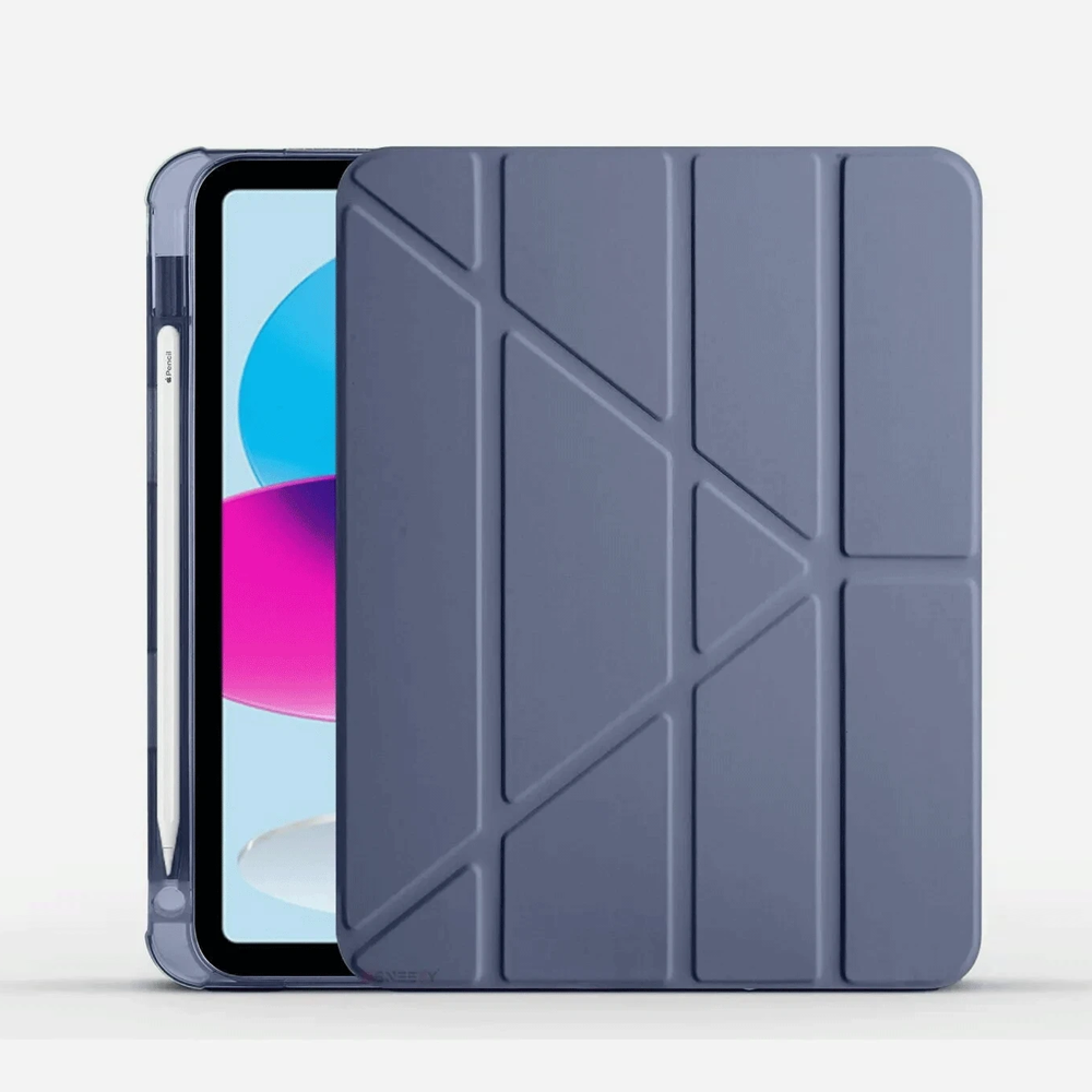 NEWFACE Mars iPad 2022 10.9 (10.Nesil) Uyumlu Kalemlikli iPad 2022 10.9 (10.Nesil) Tablet Kılıfı Lila