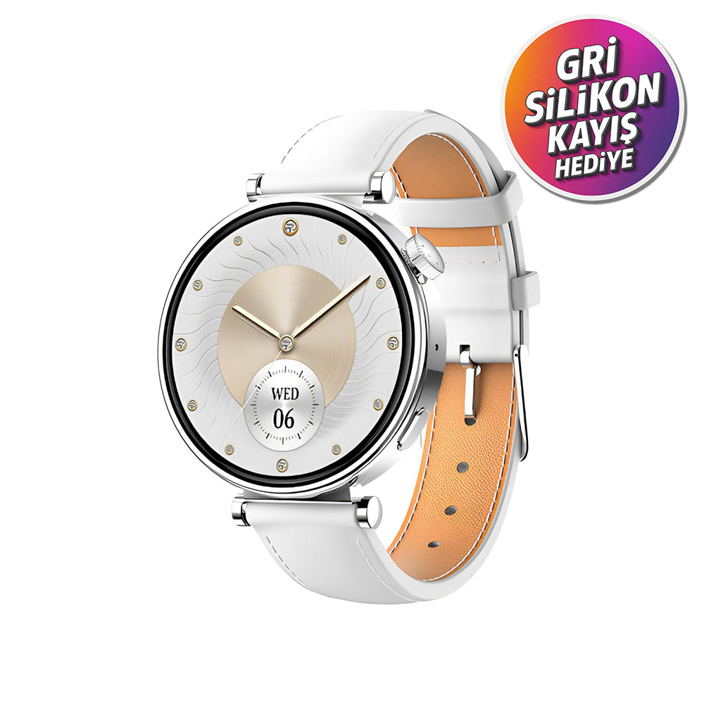 RIVERSONG Motive Glow Amoled Ekran Kadın Akıllı Saat Gri