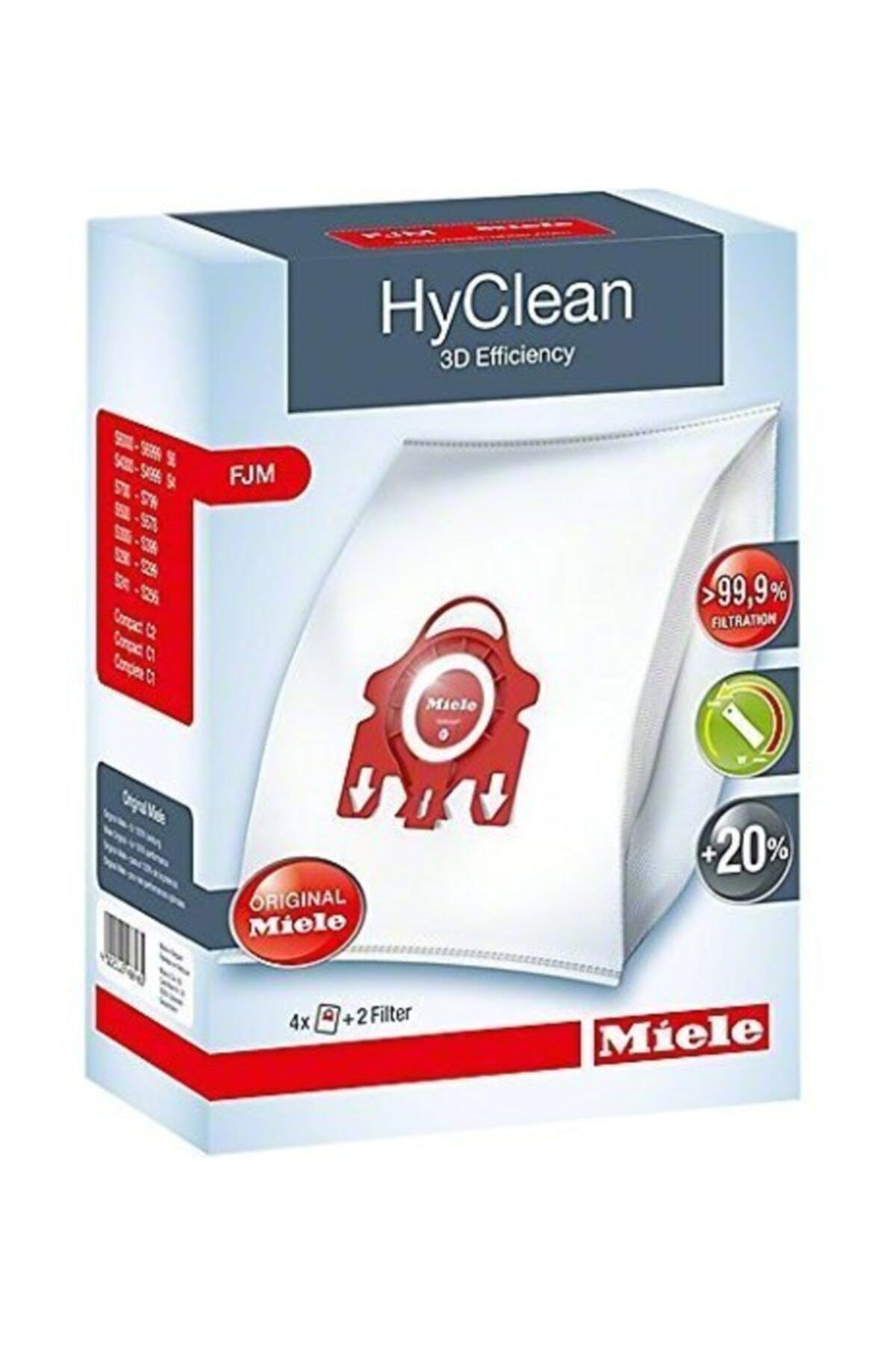 Miele HyClean 3D Efficiency elektrikli süpürge torbaları 4+2 filtreli ambalajı.