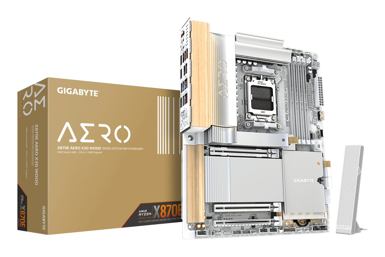 Gigabyte X870E Aero X Wood DDR5