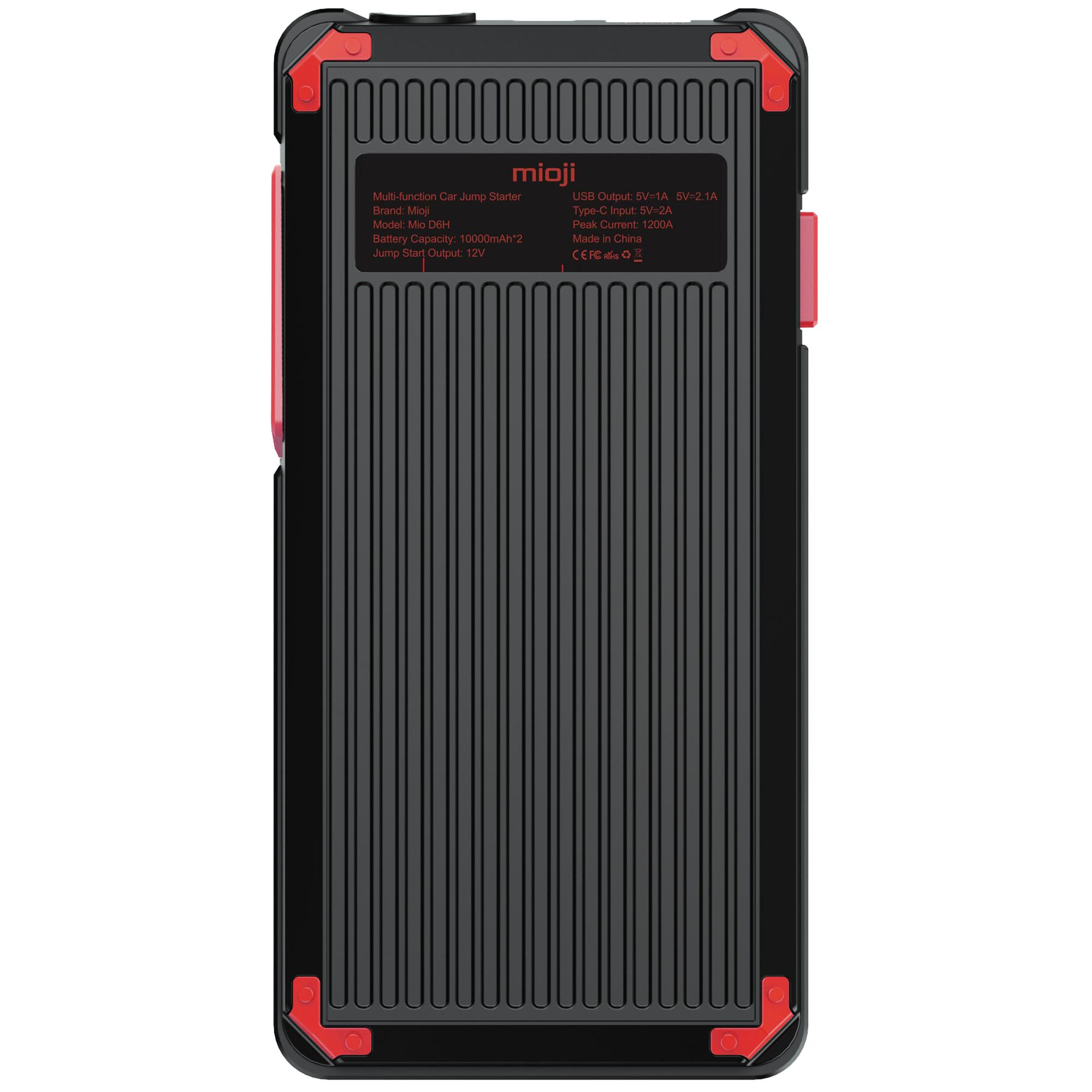 MIOJI Mio D6H Plus 20000mAh 2000A Jump Starter LED Işıklı Akü