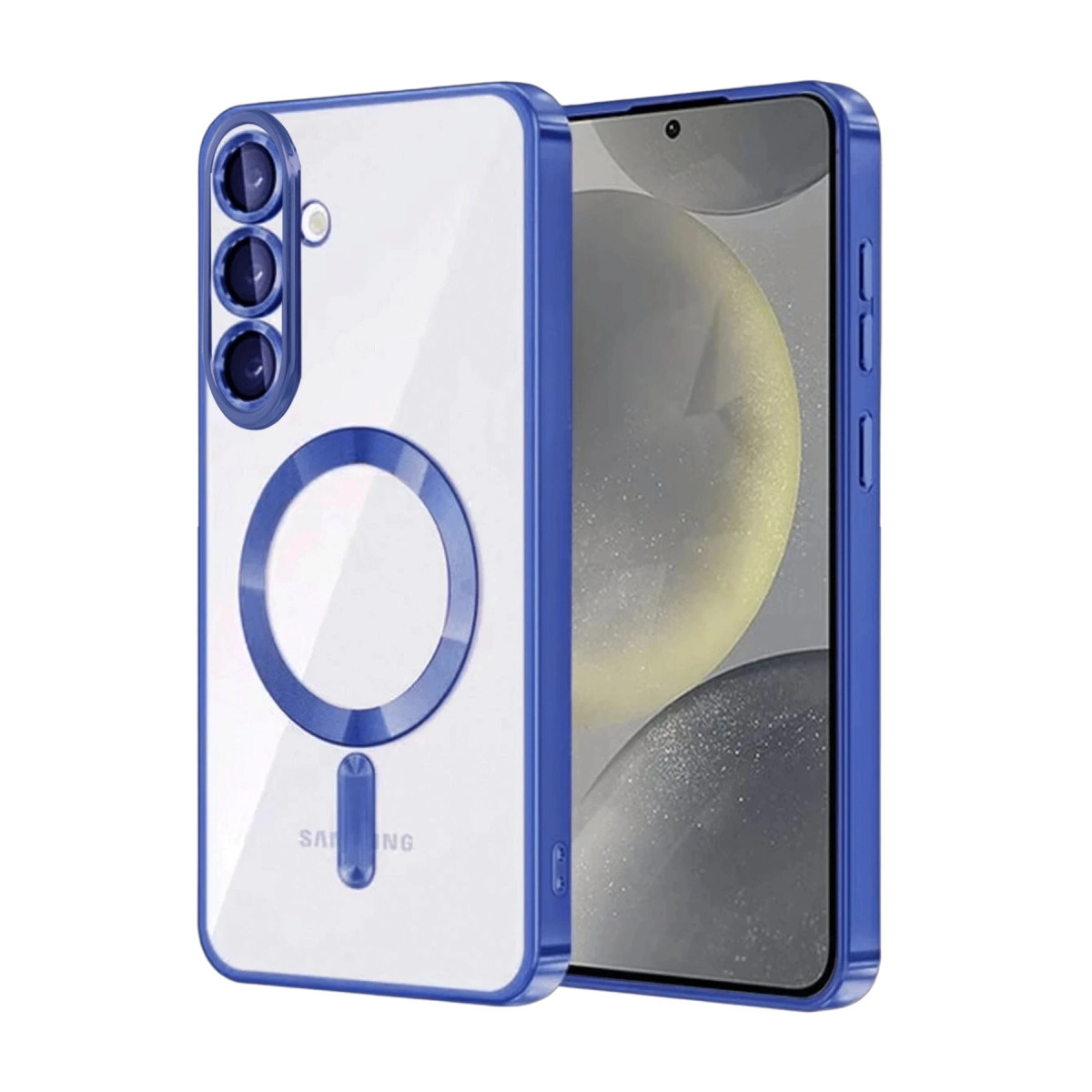NEWFACE Samsung Galaxy S26 Plus Uyumlu Kross Magneticsafe Telefon Kılıfı Lacivert
