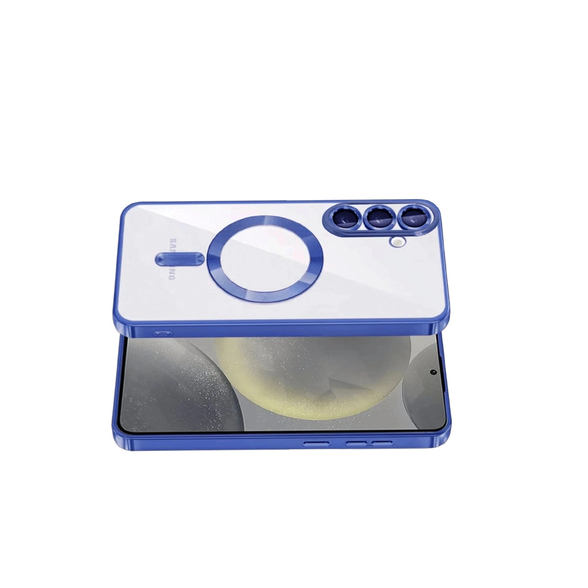 NEWFACE Samsung Galaxy S26 Uyumlu Kross Magneticsafe Telefon Kılıfı Lacivert