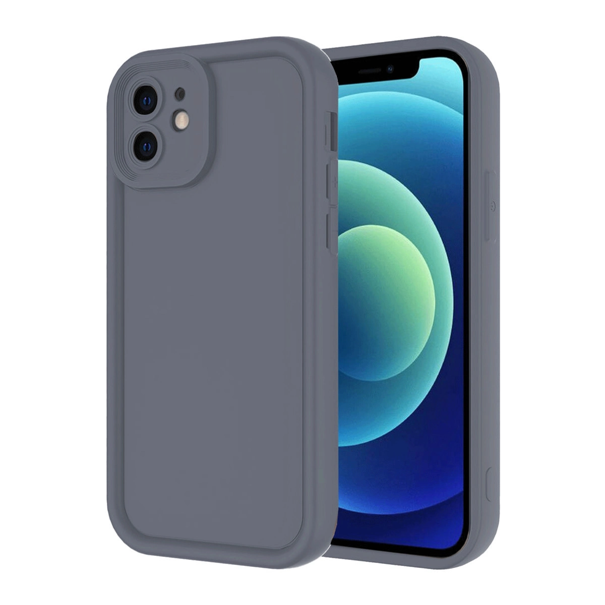 NEWFACE iPhone 11 Uyumlu Viera Silikon Telefon Kılıfı Gri