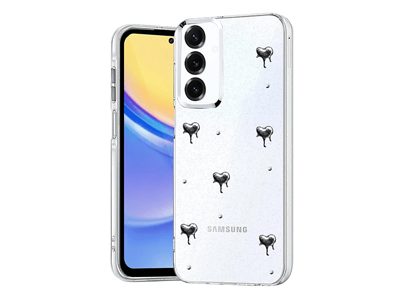 EVIMDEYOKYOK Samsung Galaxy A16 5G Uyumlu Fiyonk Desenli Kapak Telefon Kılıfı Çok Renkli