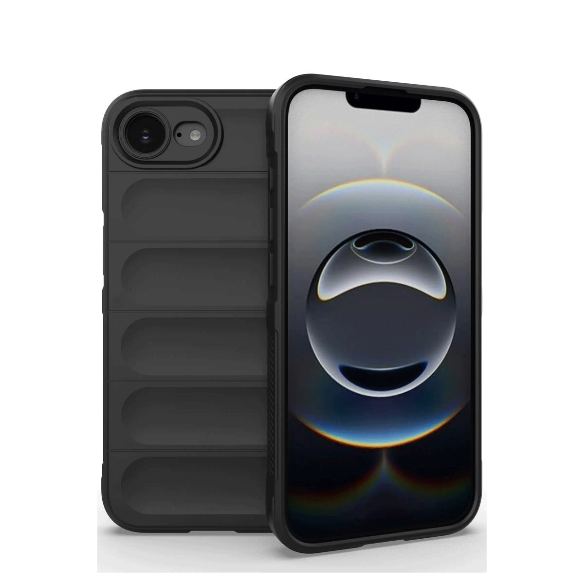 NEWFACE iPhone 16e Uyumlu Optimum Silikon Telefon Kılıfı Siyah