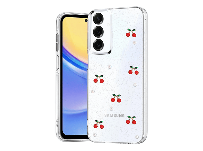 EVIMDEYOKYOK Samsung Galaxy S25 Plus Fiyonk Desenli Kapak Telefon Kılıfı Çok Renkli
