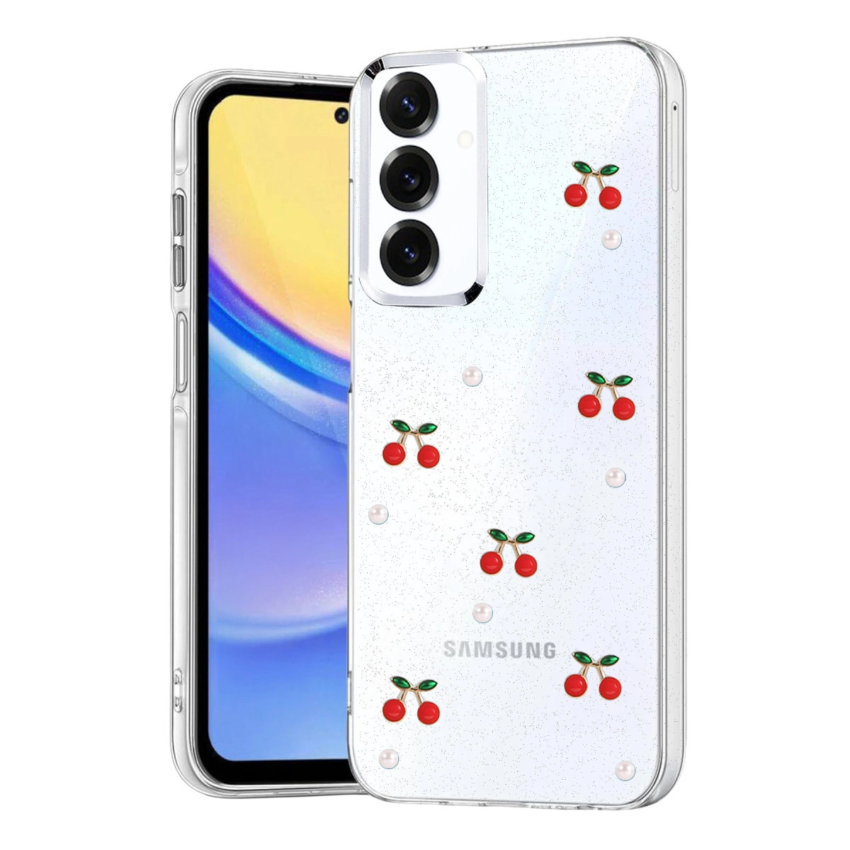 NEWFACE Samsung Galaxy A34 5G Uyumlu Fiyonk Desenli Kapak Telefon Kılıfı Çok Renkli