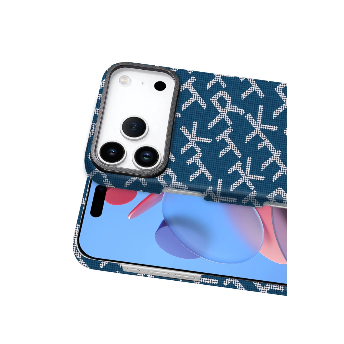 NEWFACE iPhone 17 Pro Uyumlu Vega Magsafe Telefon Kılıfı Lacivert
