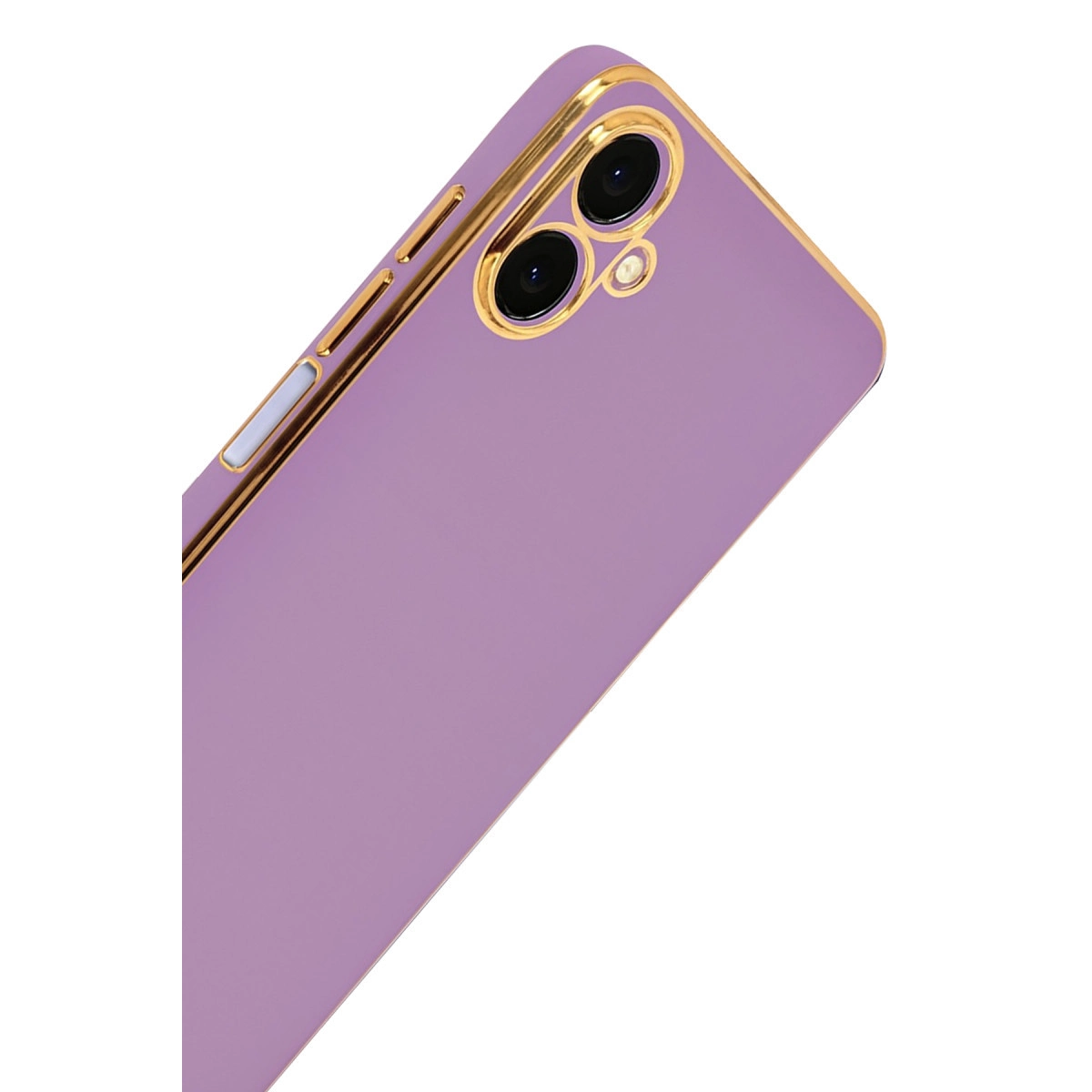 NEWFACE Samsung Galaxy A07 4G Uyumlu Volet Silikon Telefon Kılıfı Mor