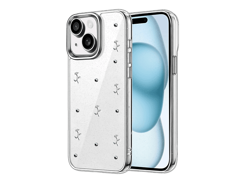 EVIMDEYOKYOK iPhone 14 Fiyonk Desenli Kapak Telefon Kılıfı Çok Renkli