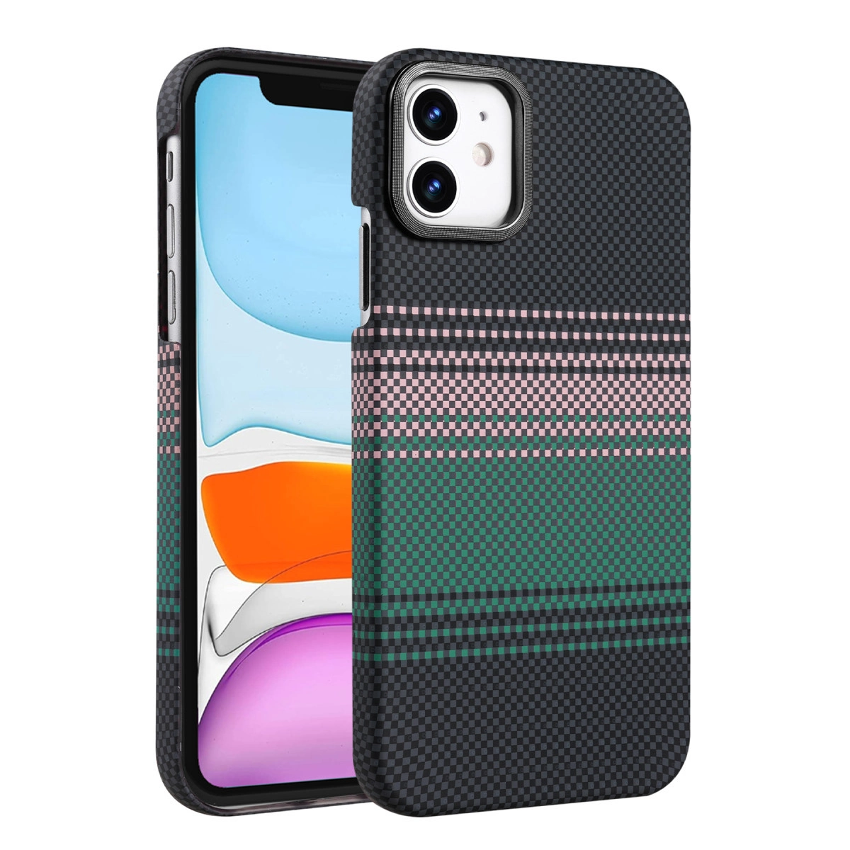 NEWFACE iPhone 11 Uyumlu Vega Magsafe Telefon Kılıfı Yeşil