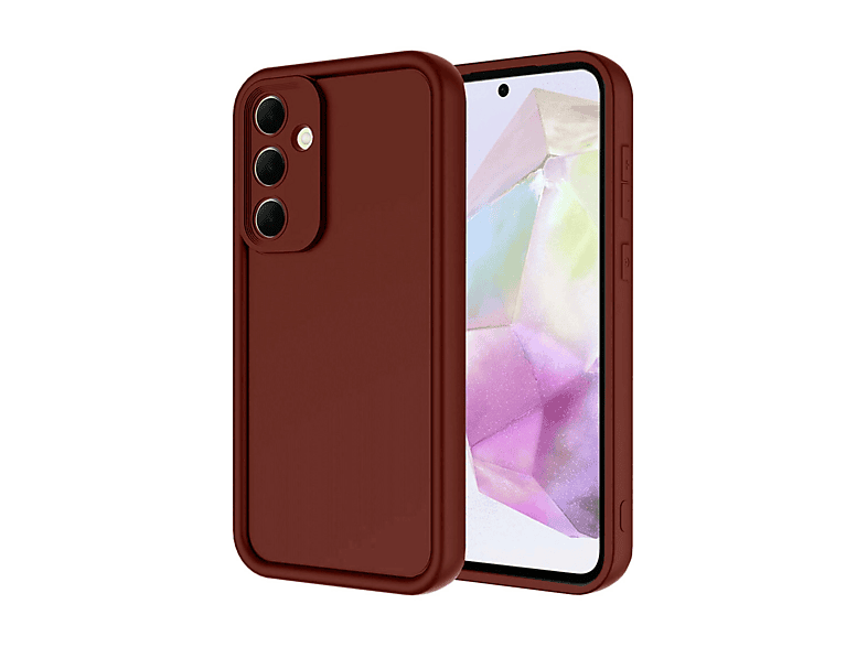NEWFACE Samsung Galaxy A26 Uyumlu Viera Silikon Telefon Kılıfı Bordo
