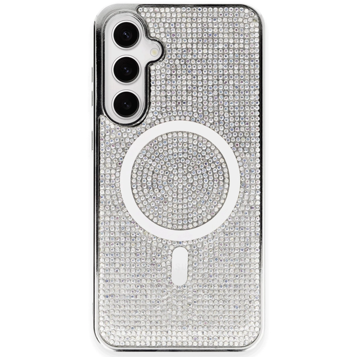 NEWFACE Samsung Galaxy S23 Uyumlu Helen Magsafe Telefon Kılıfı Gökkuşağı