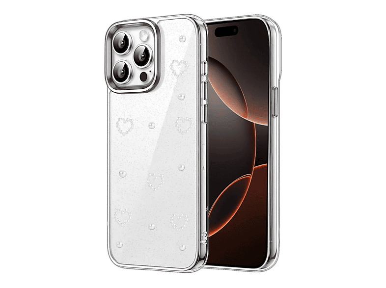 NEWFACE iPhone 15 Pro Uyumlu Fiyonk Desenli Telefon Kılıfı Çok Renkli
